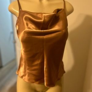 Bronze colored Brand new with tags tank cammie shirt